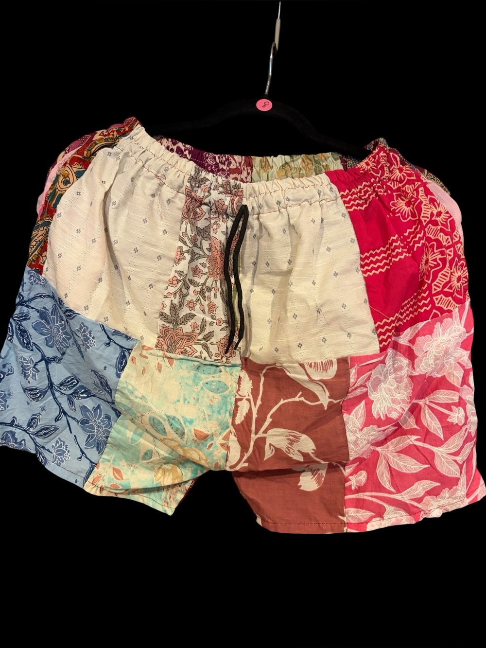Jackpot #8 100% cotton patchwork shorts